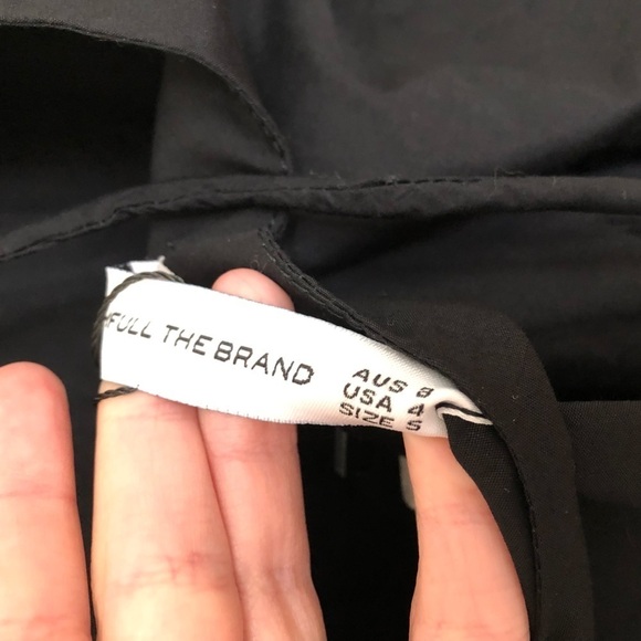 Faithfull the Brand Sade Mini Dress Plain Black New 4 - Picture 7 of 10